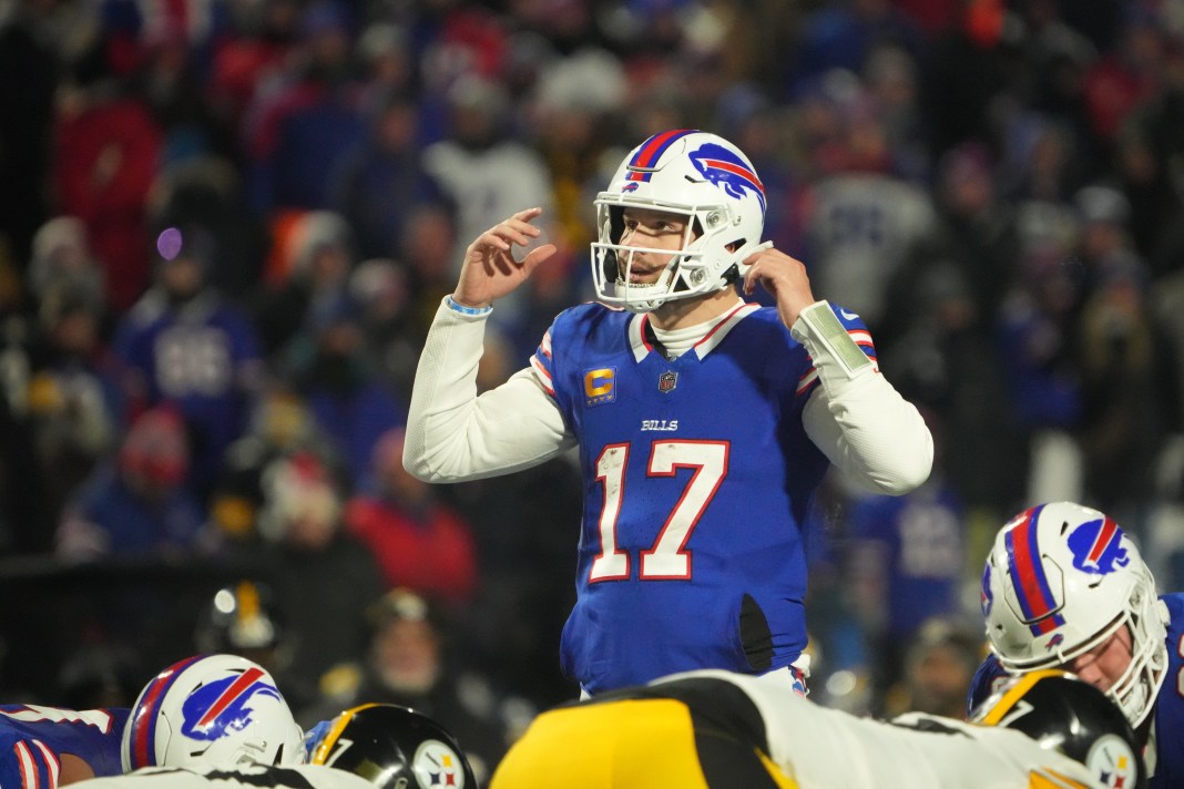 NFL: AFC Wild Card Round-Pittsburgh Steelers at Buffalo Bills josh allen buffalo bills qb