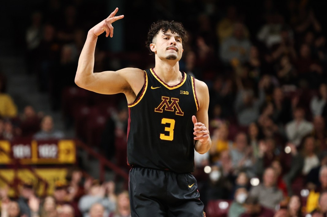 NCAA Basketball: Penn State at Minnesota minnesota golden gophers dawson garcia
