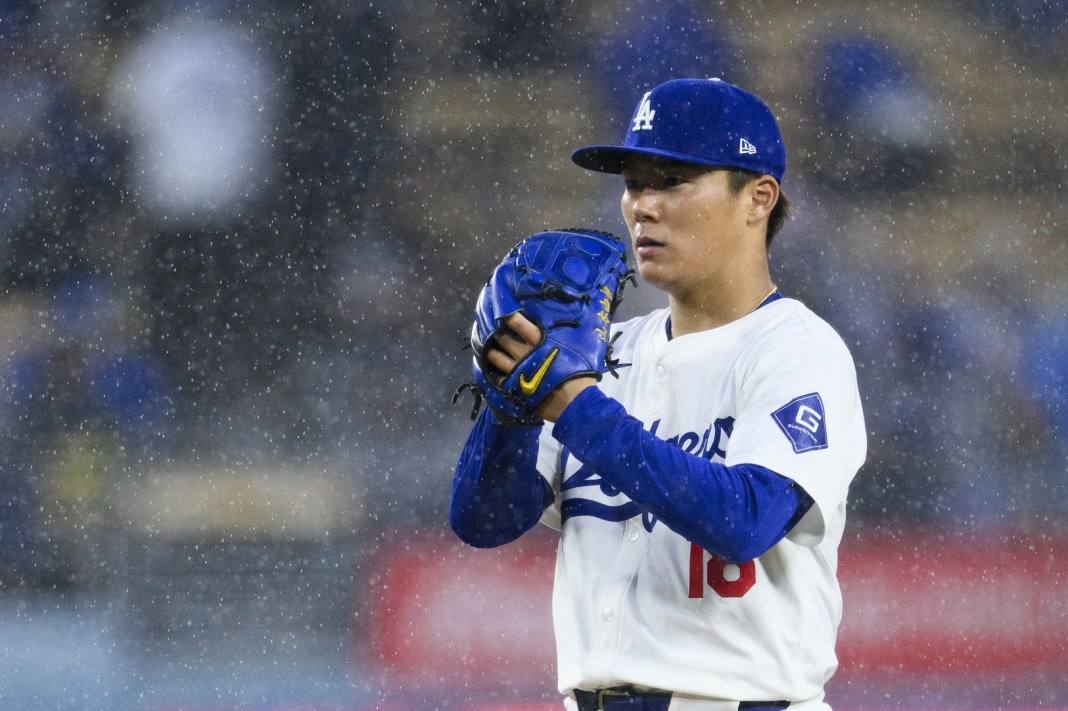 MLB: St. Louis Cardinals at Los Angeles Dodgers yoshinobu yamamoto los angeles dodgers pitcher