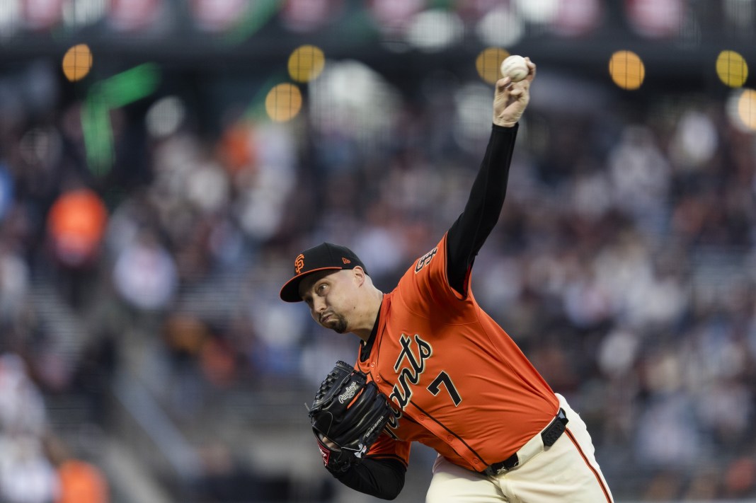 MLB: Arizona Diamondbacks at San Francisco Giants blake snell throws a pitch