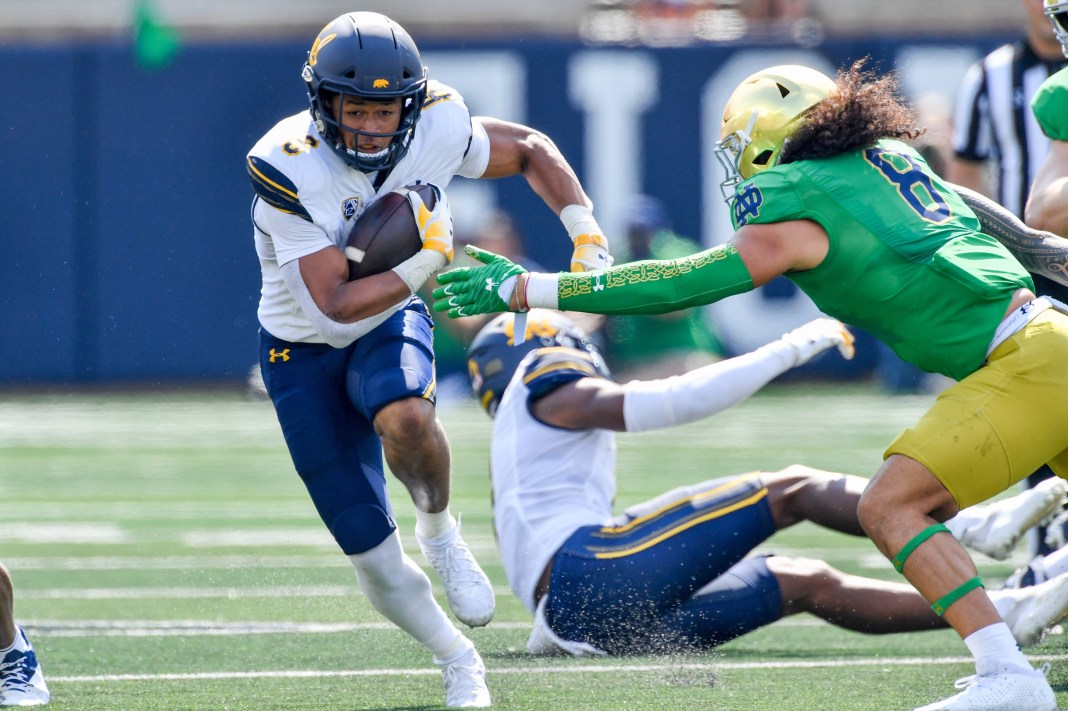 NCAA Football: California at Notre Dame