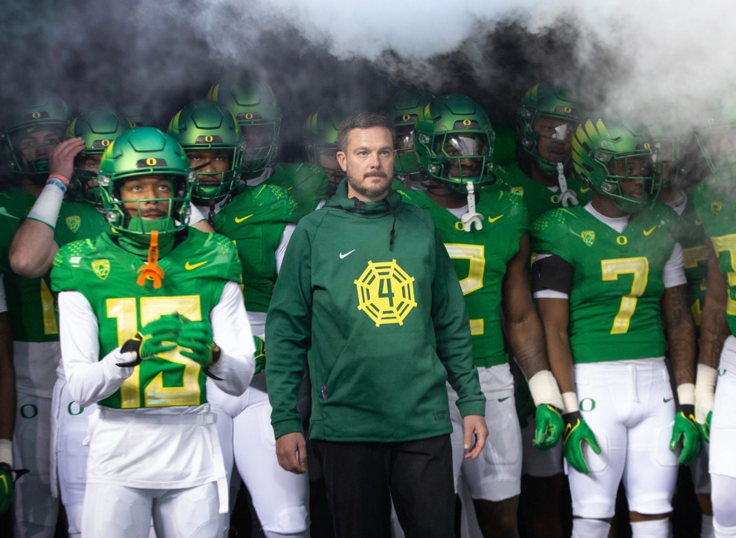 Syndication: The Register Guard oregon ducks football head coach dan lanning