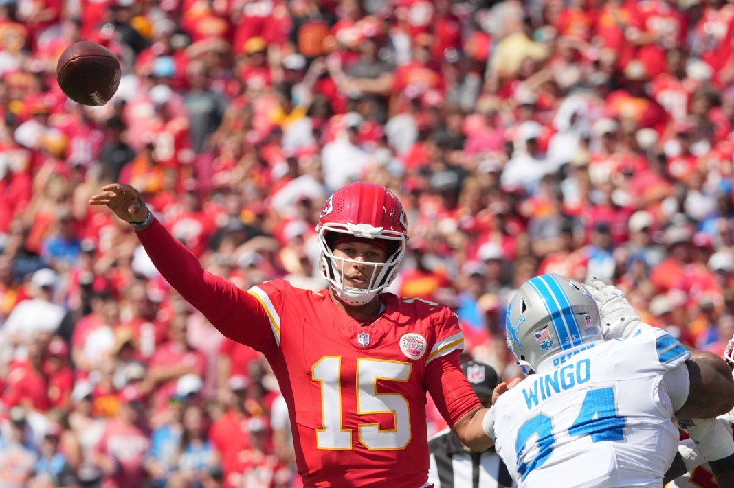 NFL: Detroit Lions at Kansas City Chiefs patrick mahomes kansas city chiefs