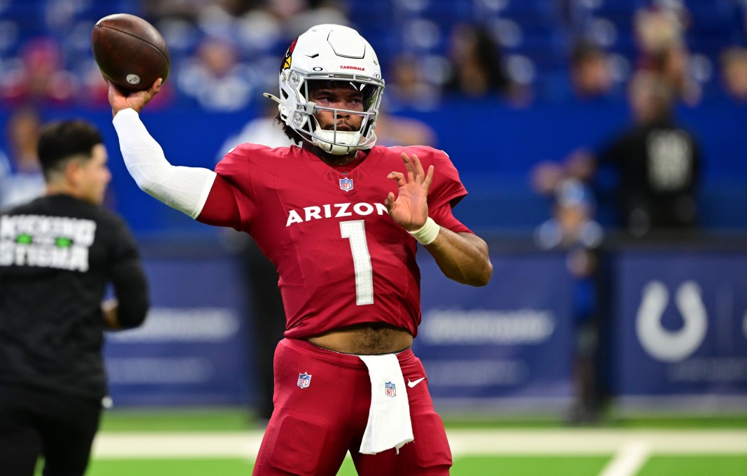 NFL: Arizona Cardinals at Indianapolis Colts kyler murray of the arizona cardinals