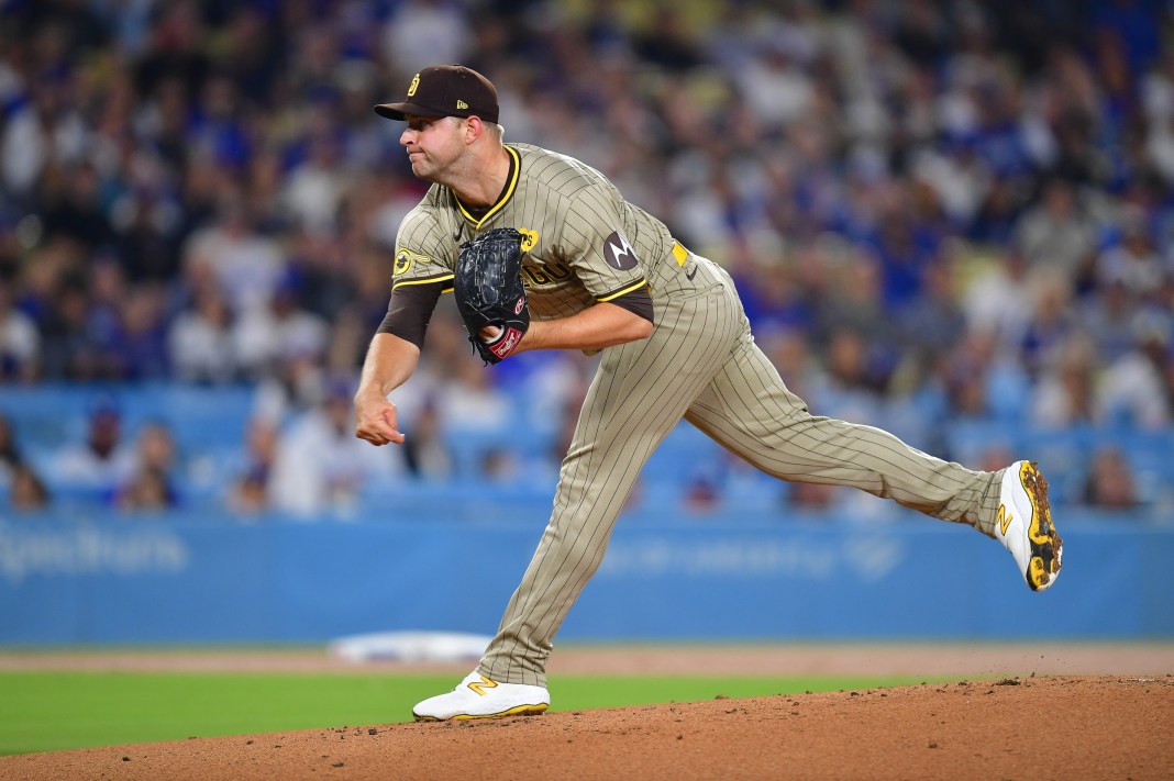 MLB: San Diego Padres at Los Angeles Dodgers michael king san diego padres starting pitcher