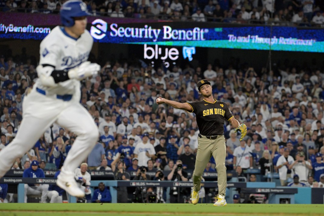 MLB: NLDS-San Diego Padres at Los Angeles Dodgers yu darvish shohei ohtani padres dodgers