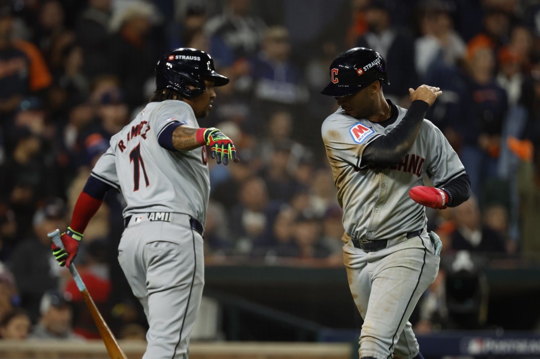MLB: ALDS-Cleveland Guardians at Detroit Tigers cleveland guardians jose ramirez