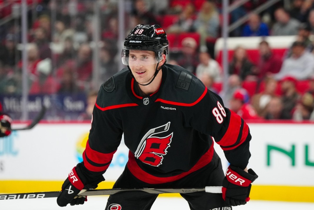 NHL: Ottawa Senators at Carolina Hurricanes martin necas carolina hurricanes