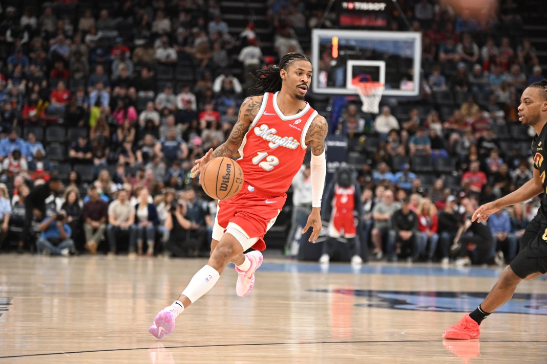 NBA: Cleveland Cavaliers at Memphis Grizzlies Ja Morant, Memphis, NBA