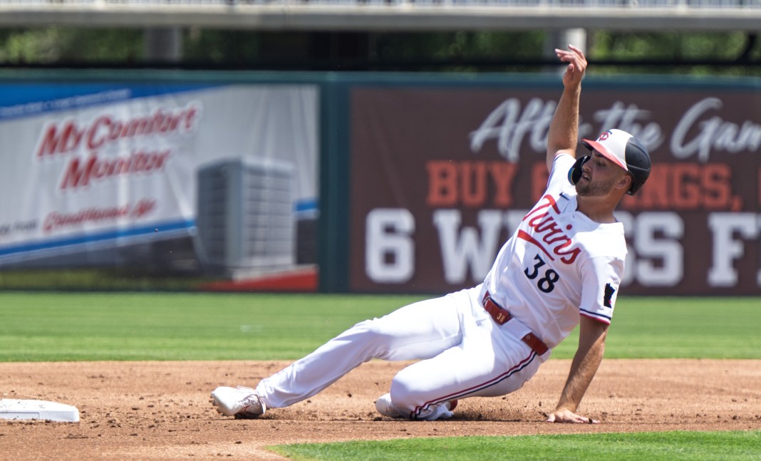 MLB: Spring Training-Toronto Blue Jays at Minnesota Twins matt wallner minnesota twins mlb best bets today