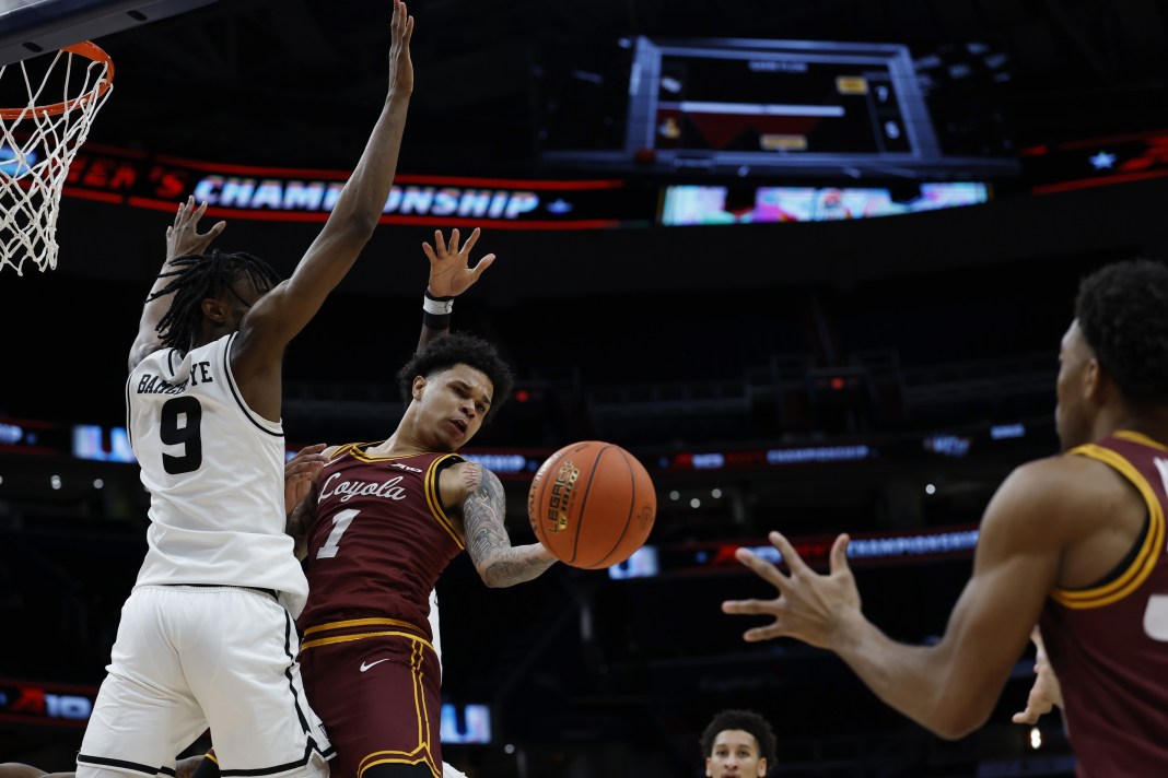 NCAA Basketball: Atlantic 10 Conference Tournament Semifinal-Loyola Chicago vs VCU loyola chicago ramblers men's college basketball