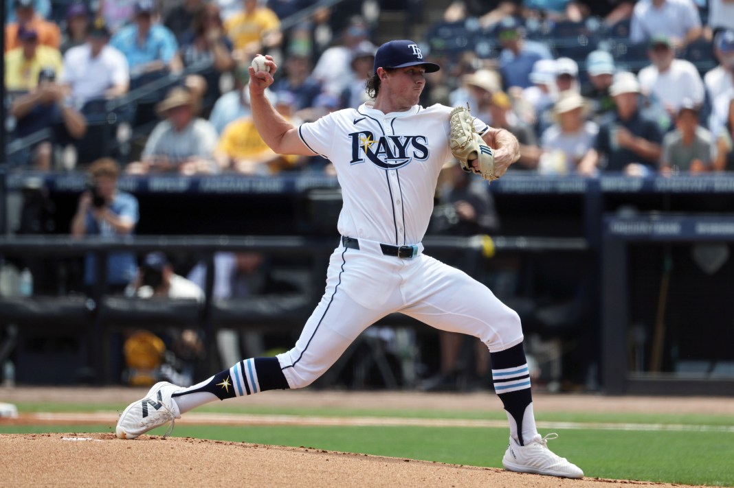MLB: Pittsburgh Pirates at Tampa Bay Rays ryan pepiot tampa bay rays pitcher