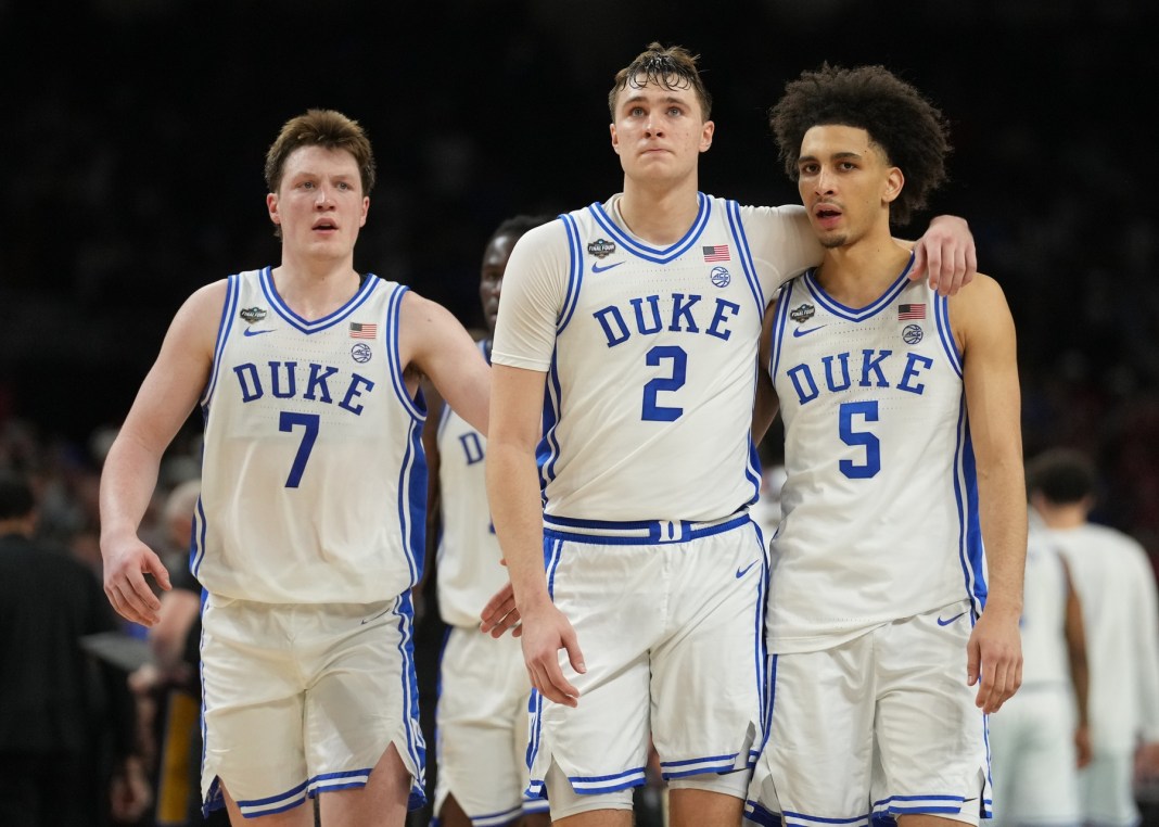 NCAA Basketball: Final Four National Semifinal-Houston at Duke Duke loses