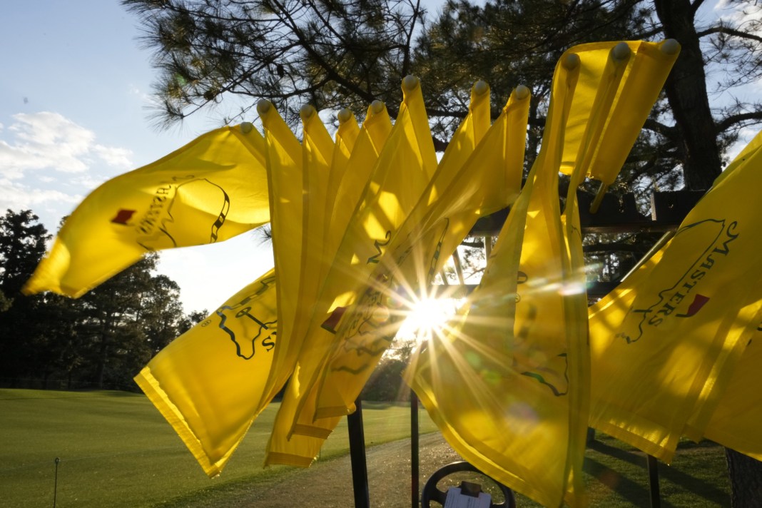 PGA: Masters Tournament - Second Round Masters flags