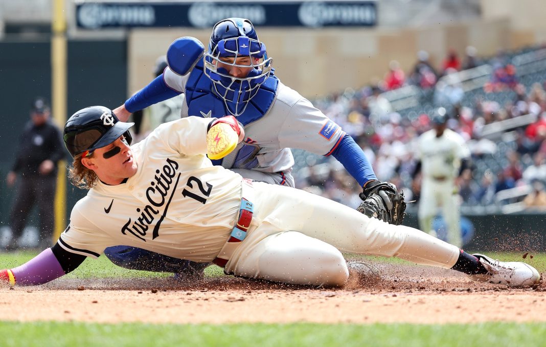 Harrison Bader Minnesota Twins left fielder