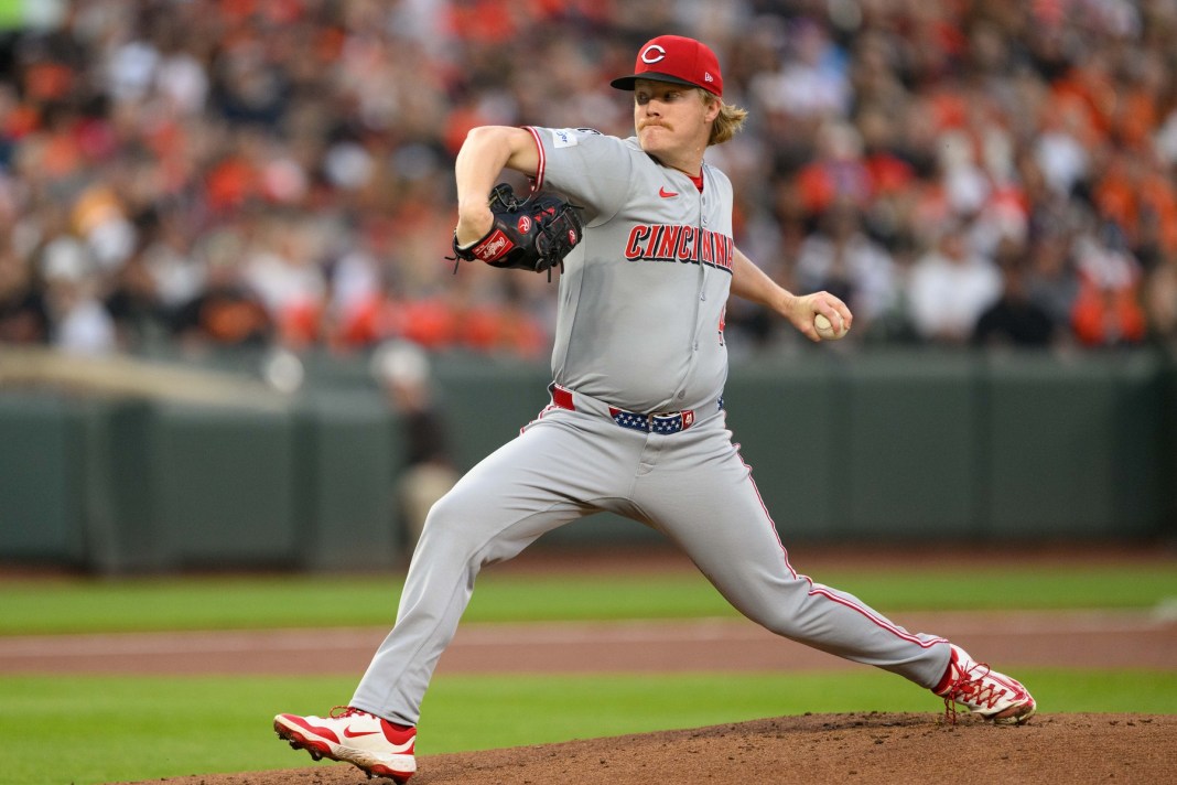 MLB: Cincinnati Reds at Baltimore Orioles andrew abbott cincinnati reds pitcher