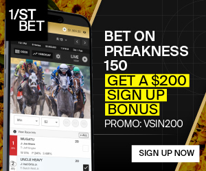 preakness stakes vsin 1st bet