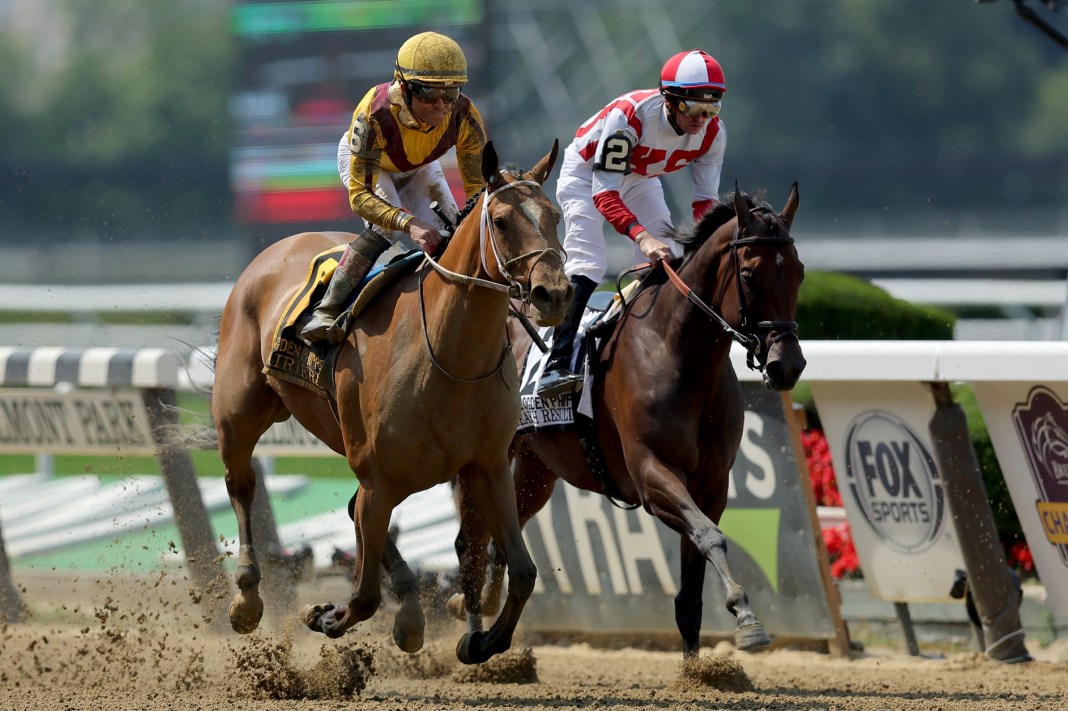 Belmont at Aqueduct, horse racing