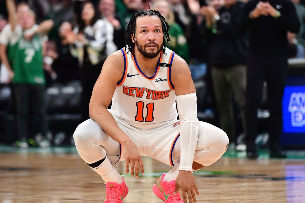 NBA: Playoffs-New York Knicks at Boston Celtics Jalen. Brunson, NY Knicks, NBA