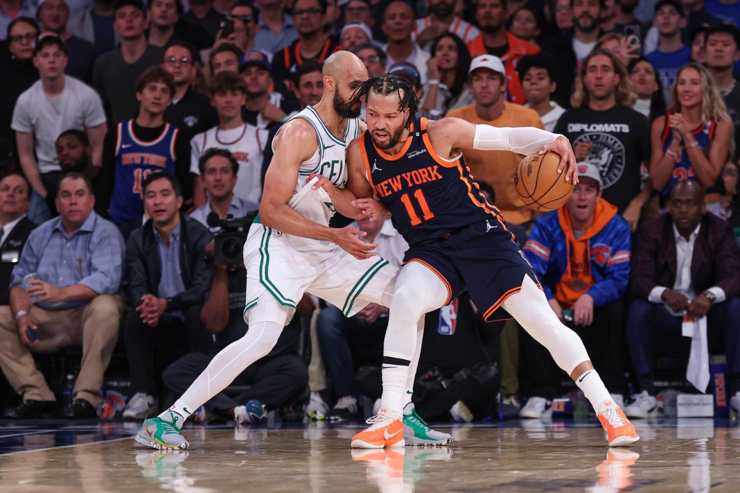 NBA: Playoffs-Boston Celtics at New York Knicks Jalen Brunson, NY Knicks, NBA