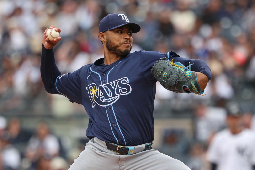 MLB: Tampa Bay Rays at New York Yankees Taj Bradley, Tampa Bay Rays, MLB