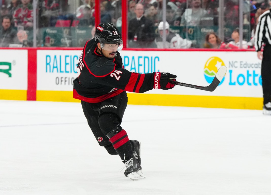 Seth Jarvis Carolina Hurricanes center