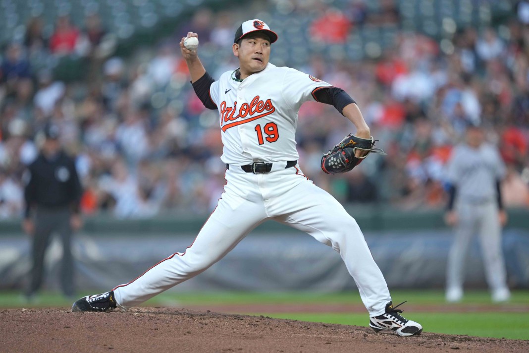 tomoyuki sugano baltimore orioles pitcher