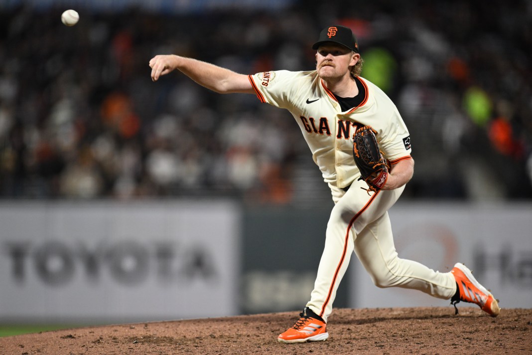 MLB: Milwaukee Brewers at San Francisco Giants San Francisco Giants starting pitcher Logan Webb (62) delivers a pitch during the sixth inning of the game against the Milwaukee Brewers at Oracle Park in San Francisco, California, on April 23, 2025.