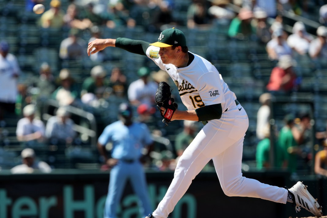 MLB: Toronto Blue Jays at Athletics Mason Miller, Athletics, MLB