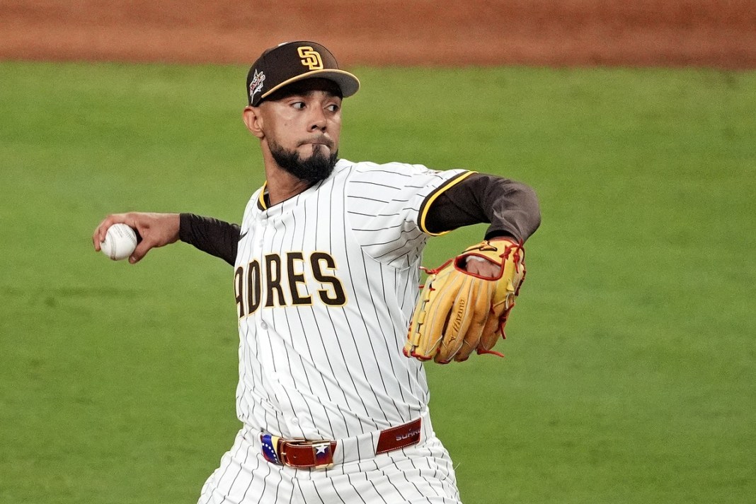 MLB: All Star-American League at National League Robert Suarez, San Diego Padres, MLB