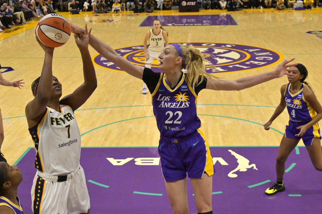 WNBA: Indiana Fever at Los Angeles Sparks Cameron Brink, LA Sparks, WNBA