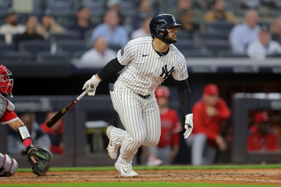 MLB: Los Angeles Angels at New York Yankees Jasson Dominguez, NY Yankees