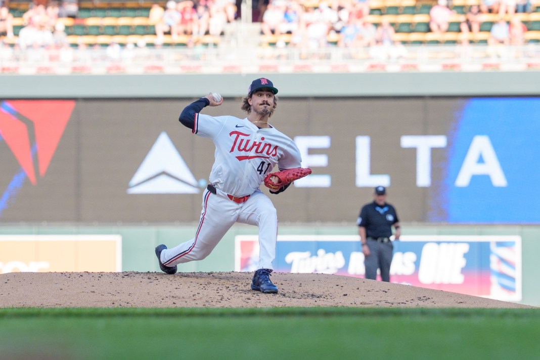 Twins pitcher Joe Ryan