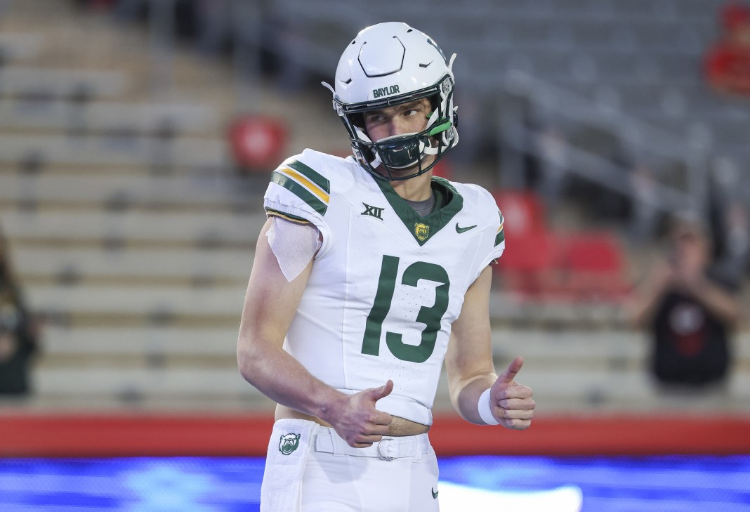 NCAA Football: Baylor at Houston sawyer robertson auburn vs. baylor jackson arnold week 1 prediction