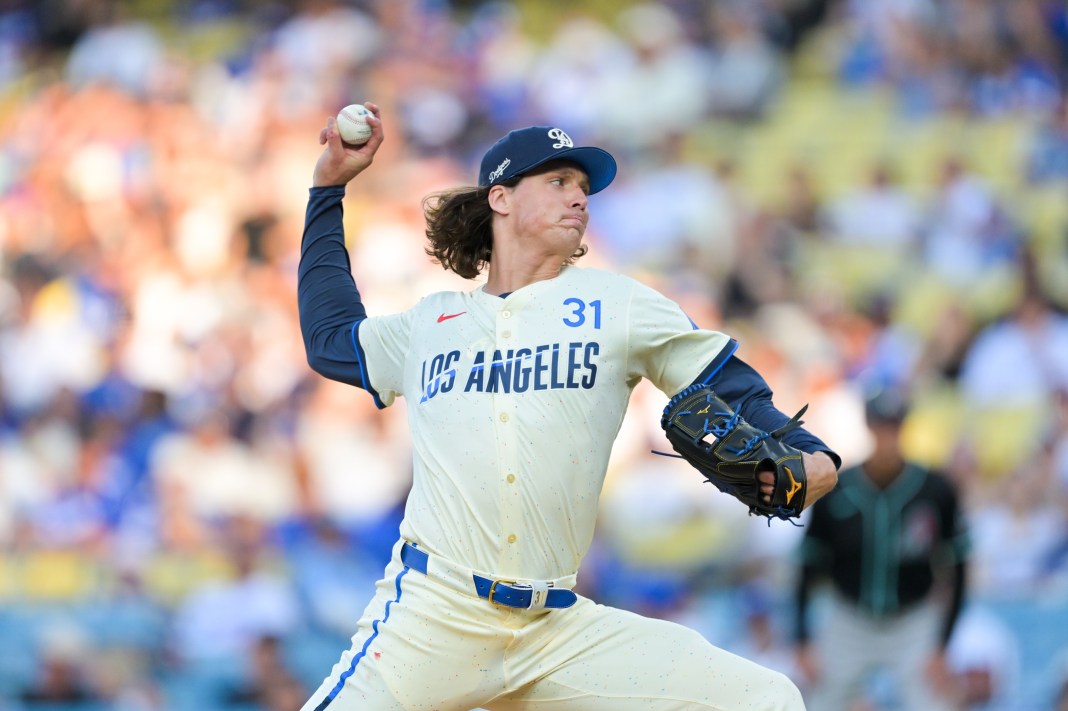 MLB: Arizona Diamondbacks at Los Angeles Dodgers Tyler Glasnow, Los Angeles Dodgers. MLB