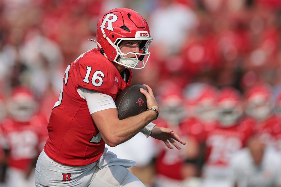 athan kaliakmanis college football picks iowa vs. rutgers