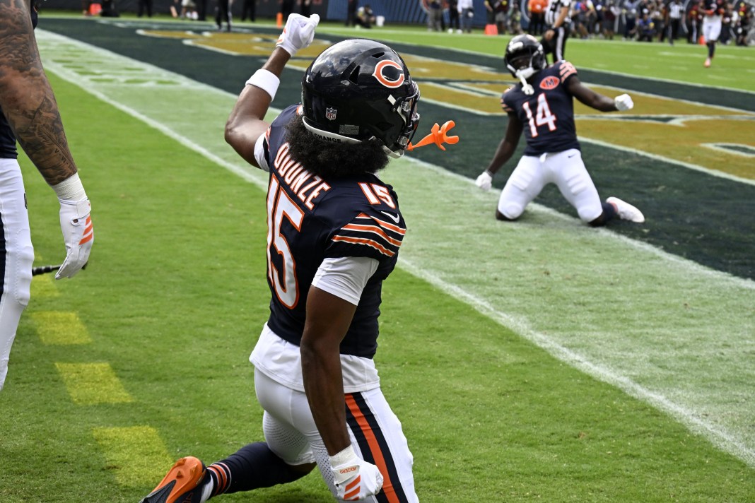 NFL: Dallas Cowboys at Chicago Bears rome odunze first touchdown scorer picks week 4