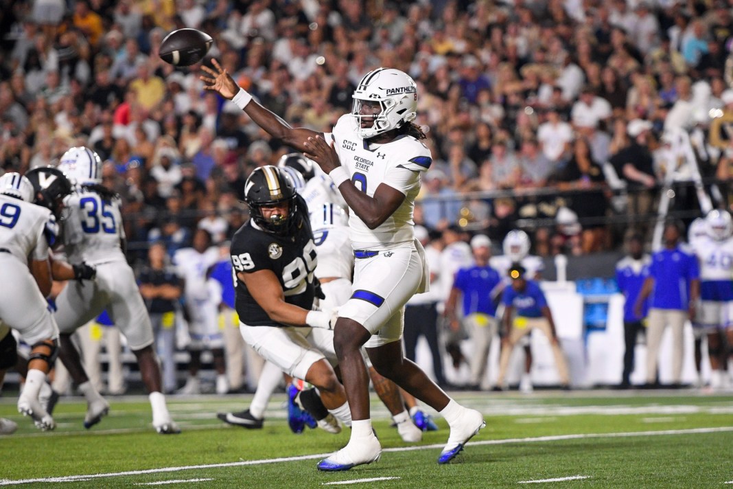 NCAA Football: Georgia St. at Vanderbilt south alabama vs. georgia state week 9 college football picks