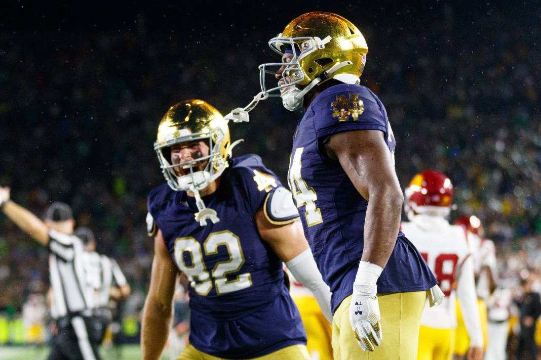 Syndication: South Bend Tribune Jadarian Price Notre Dame running back