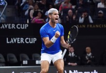 ATP Finals Thursday, November 13: Tennis Best Bets, Predictions, Top Picks Carlos Alcaraz celebrates a point in a doubles match with Casper Ruud at the 2025 Laver Cup.