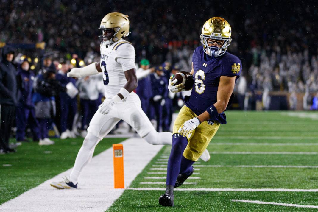 Jordan Faison Notre Dame wide receiver