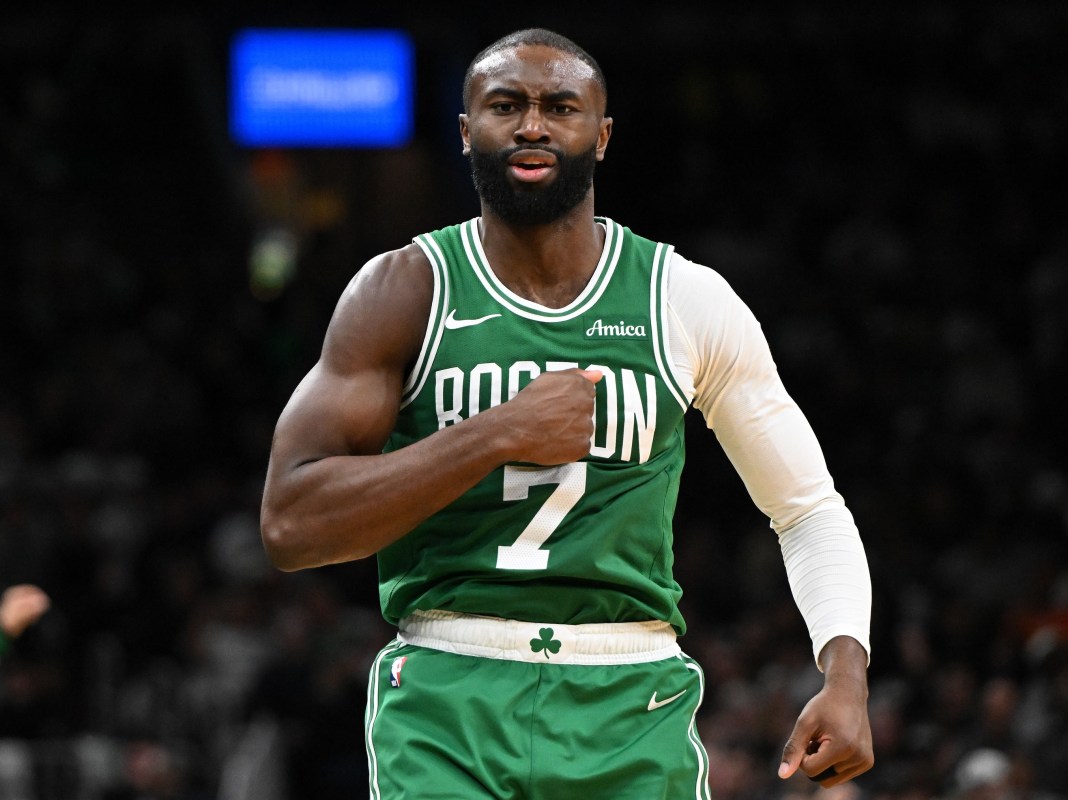 NBA: New York Knicks at Boston Celtics Jaylen Brown, Boston Celtics, NBA